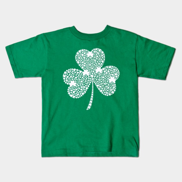 Clover Leaf - St Patricks Day Kids T-Shirt by theworthyquote